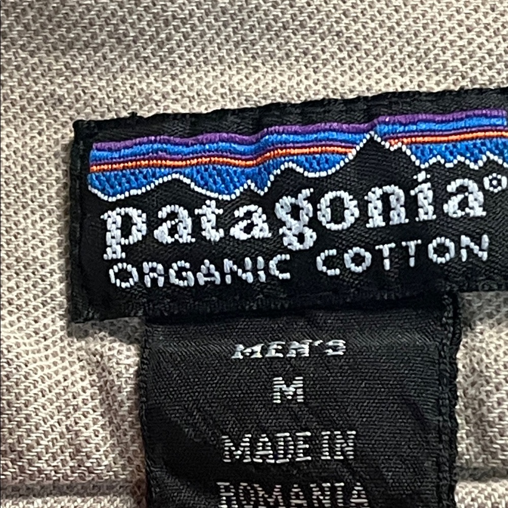 Patagonia Beige Textured Organic Cotton Shirt F315 - Picture 6 of 10